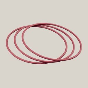 Set of 3 Maroon Bangle Bracelets